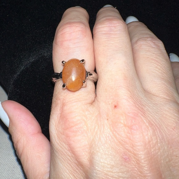 🔥 Carnelian Stone Ring - Picture 3 of 5